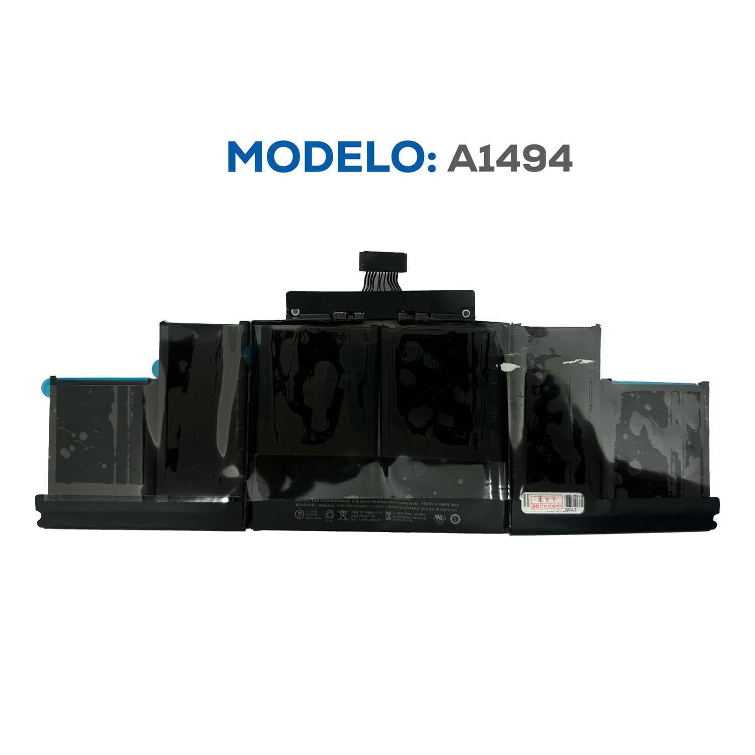 BATERIA APPLE MACBOOK A1494 A1398 INTERNA ORIGINAL