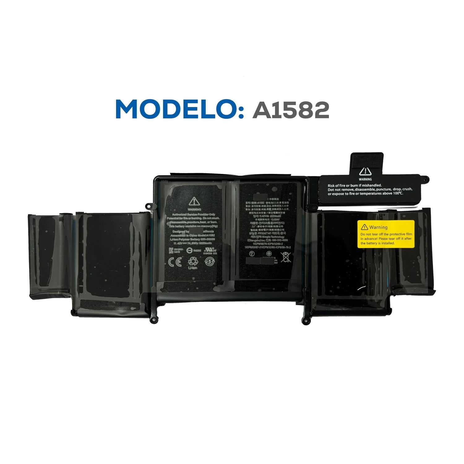 BATERIA APPLE A1582 A1502 2014-2015 MACBOOK YEAR INTERNA ORG