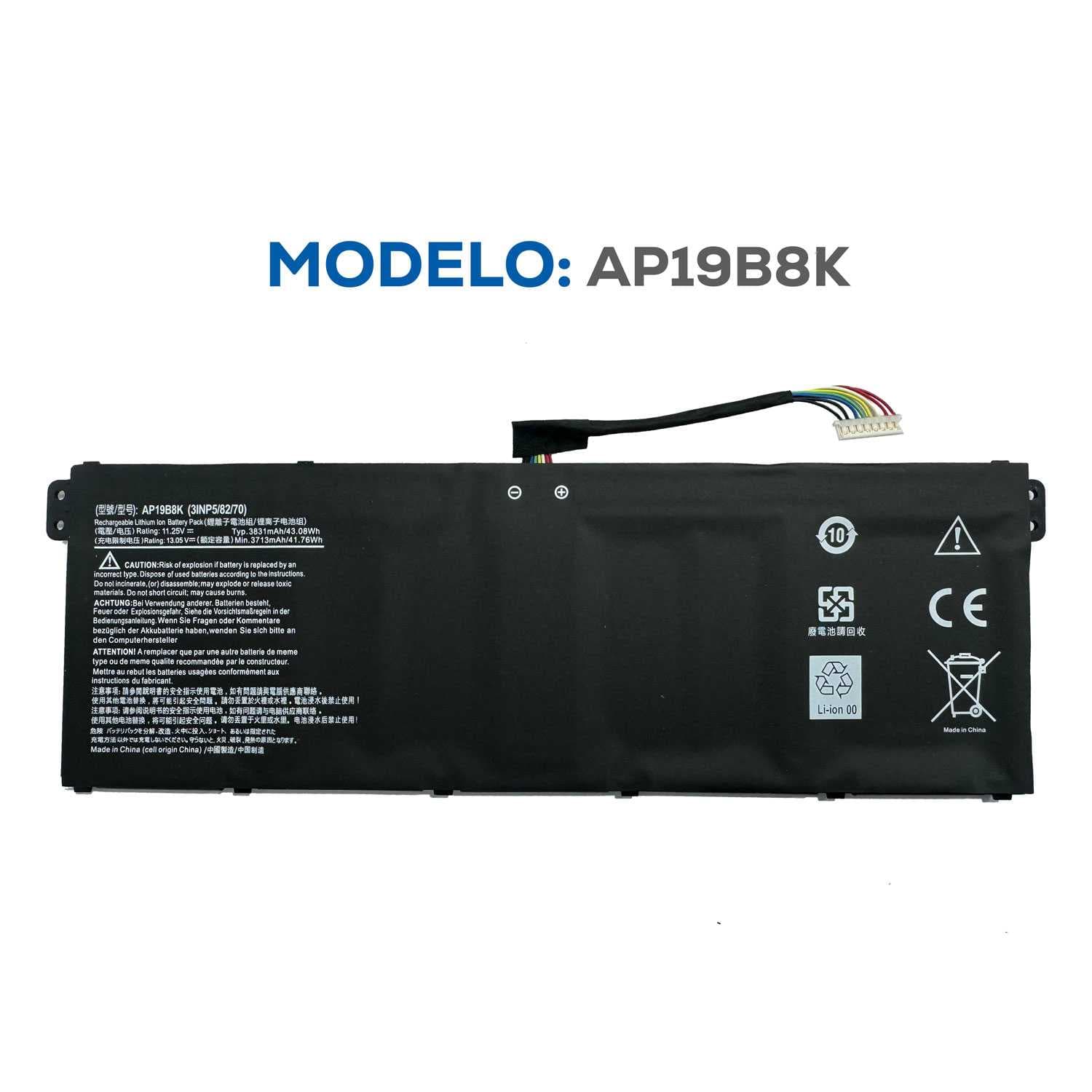 BATERIA ACER AP19B8K ORG