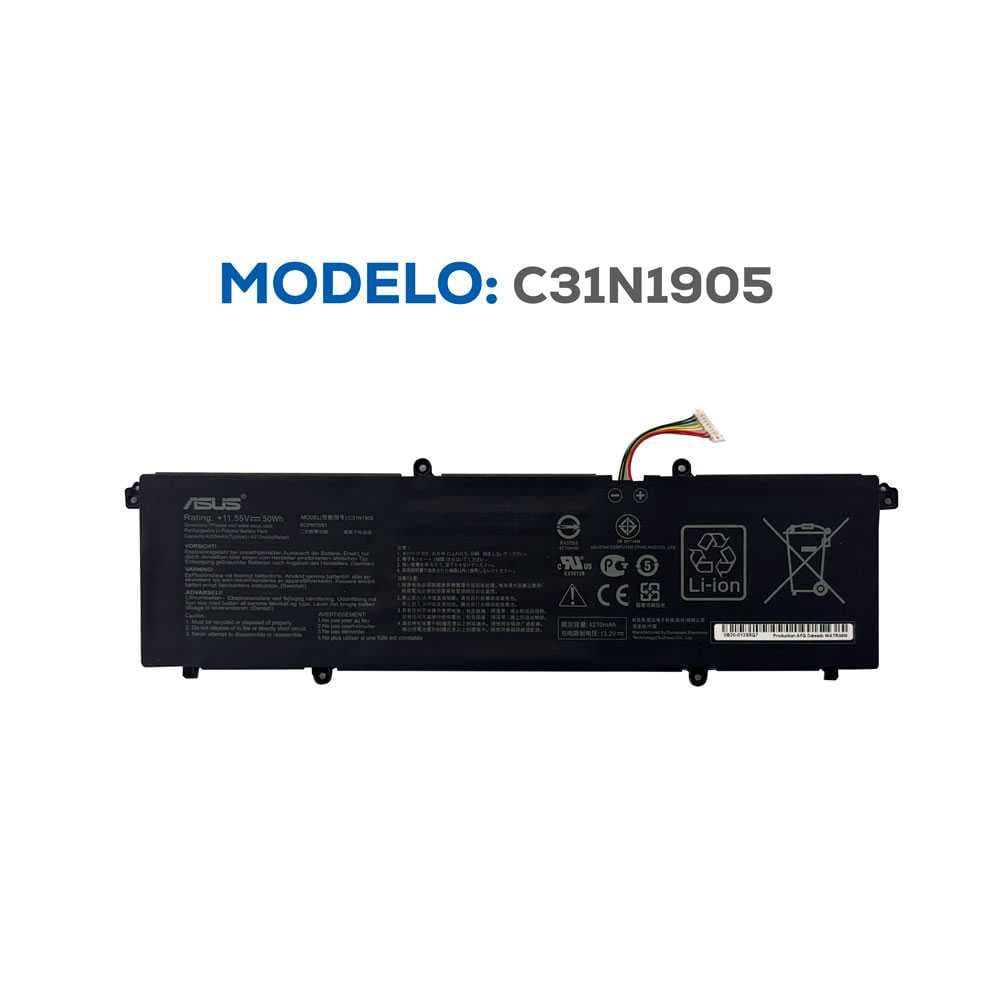BATERIA ASUS C31N1905 ORG TIPO B