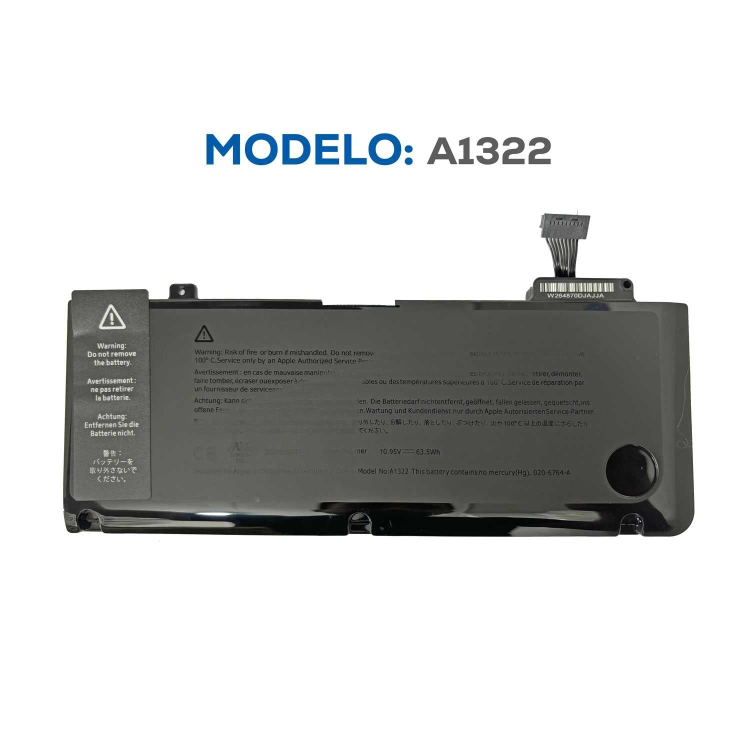 BATERIA APPLE MACBOOK A1278 A1322 INTERNA ORG