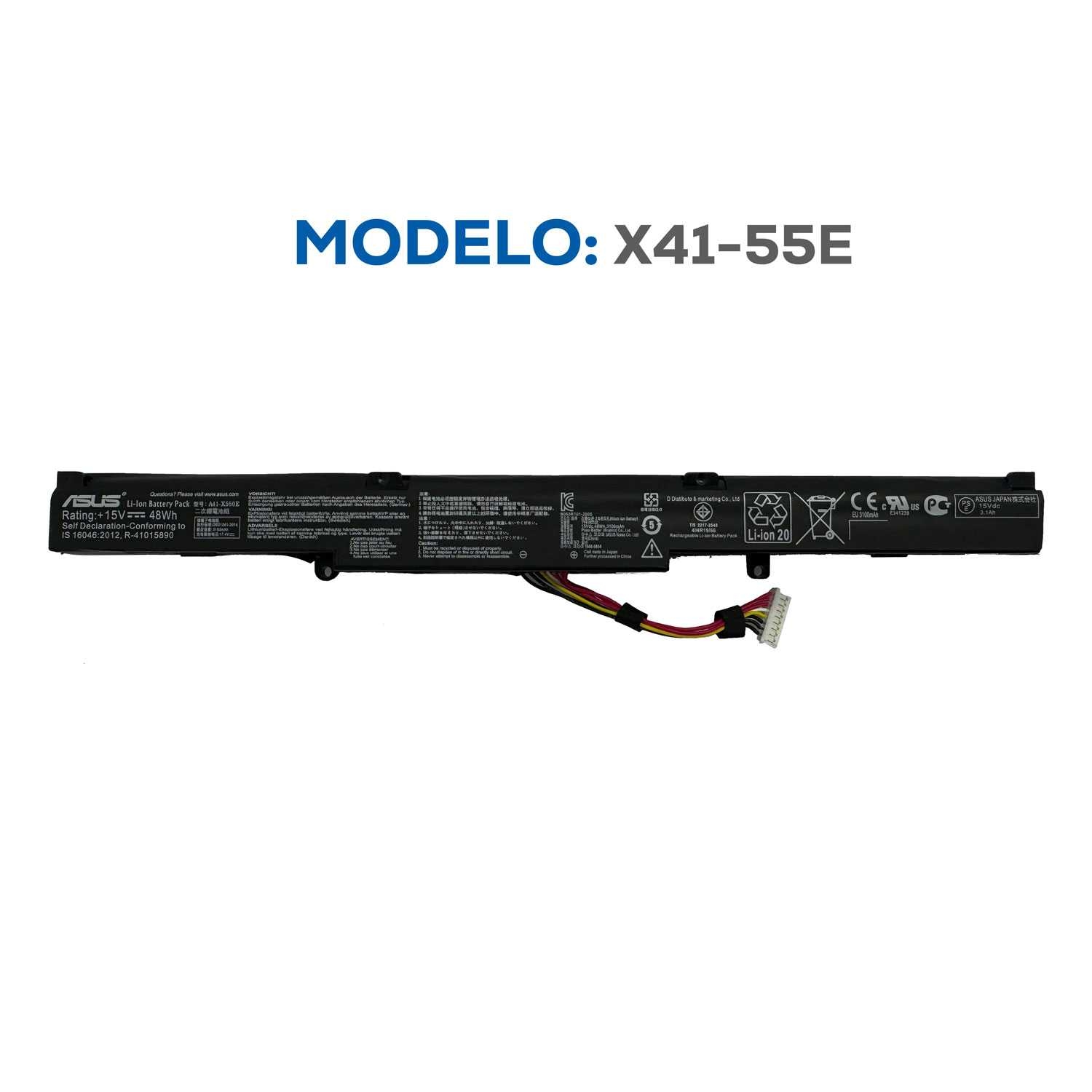 BATERIA ASUS X41-X550E X750J X750JA OEM