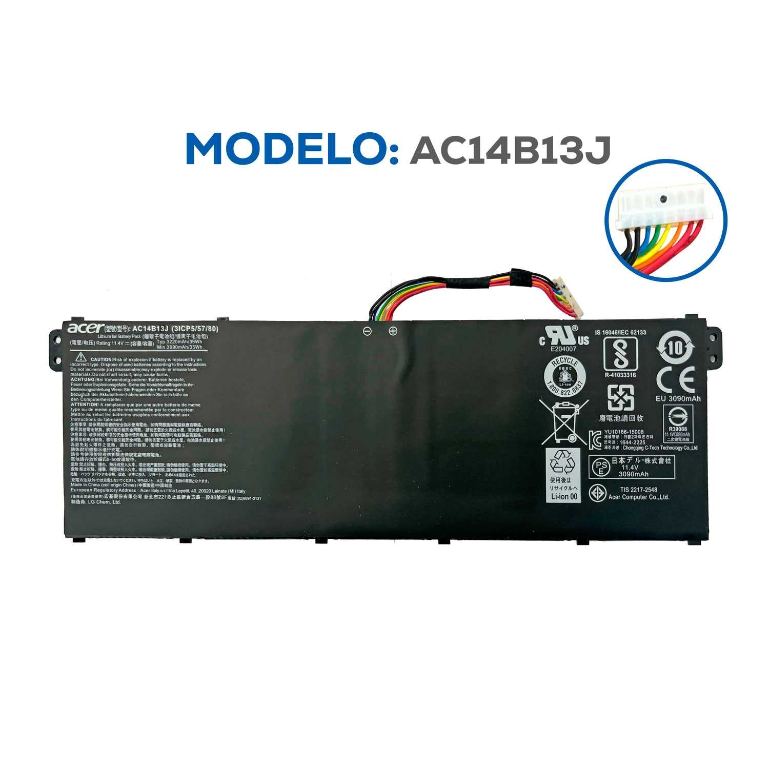 BATERIA ACER AC14B13J ORG