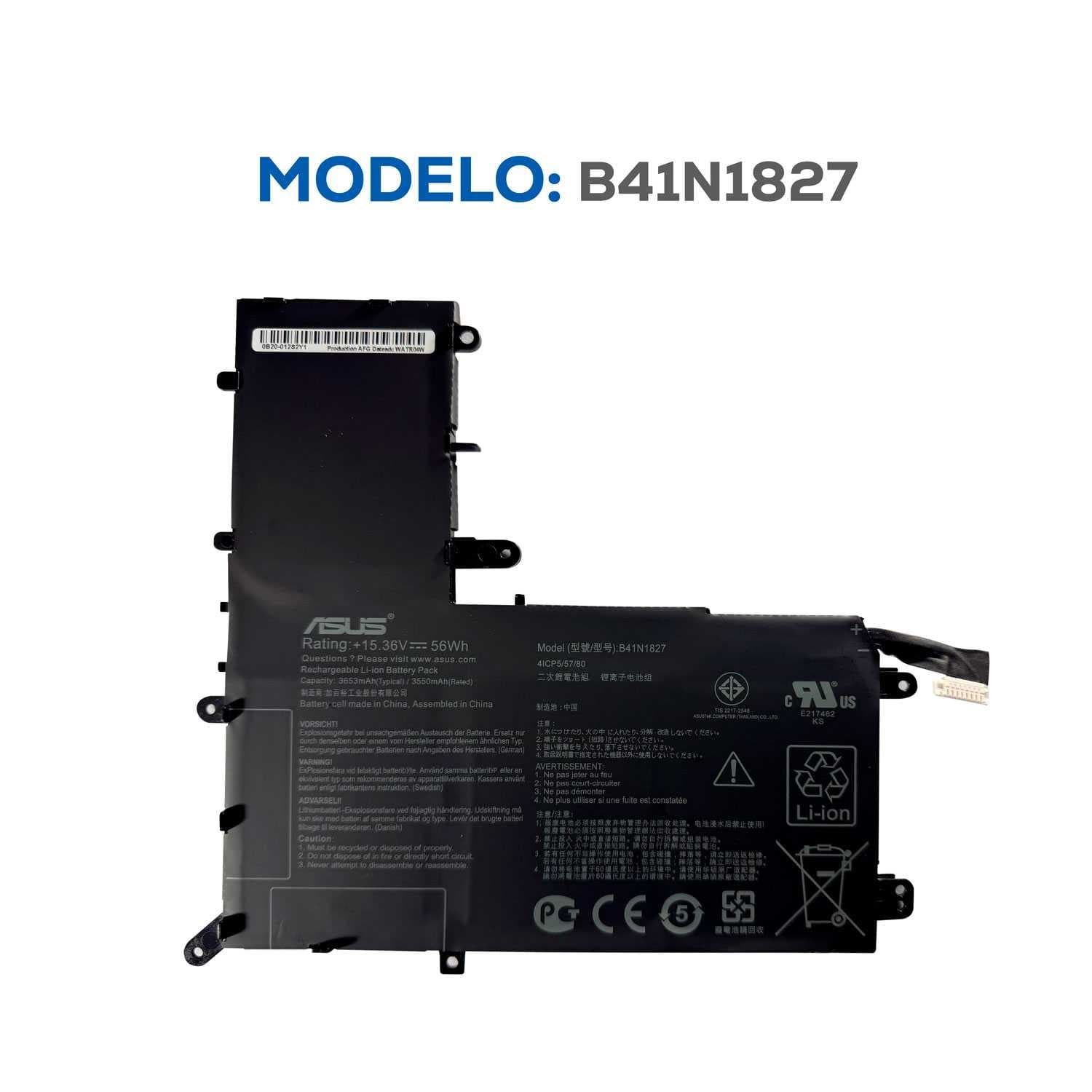 BATERIA ASUS B41N1827 ORG