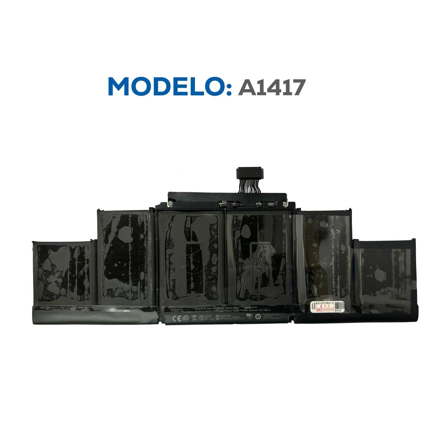 BATERIA APPLE MACBOOK A1417 A1398 INTERNA ORIGINAL