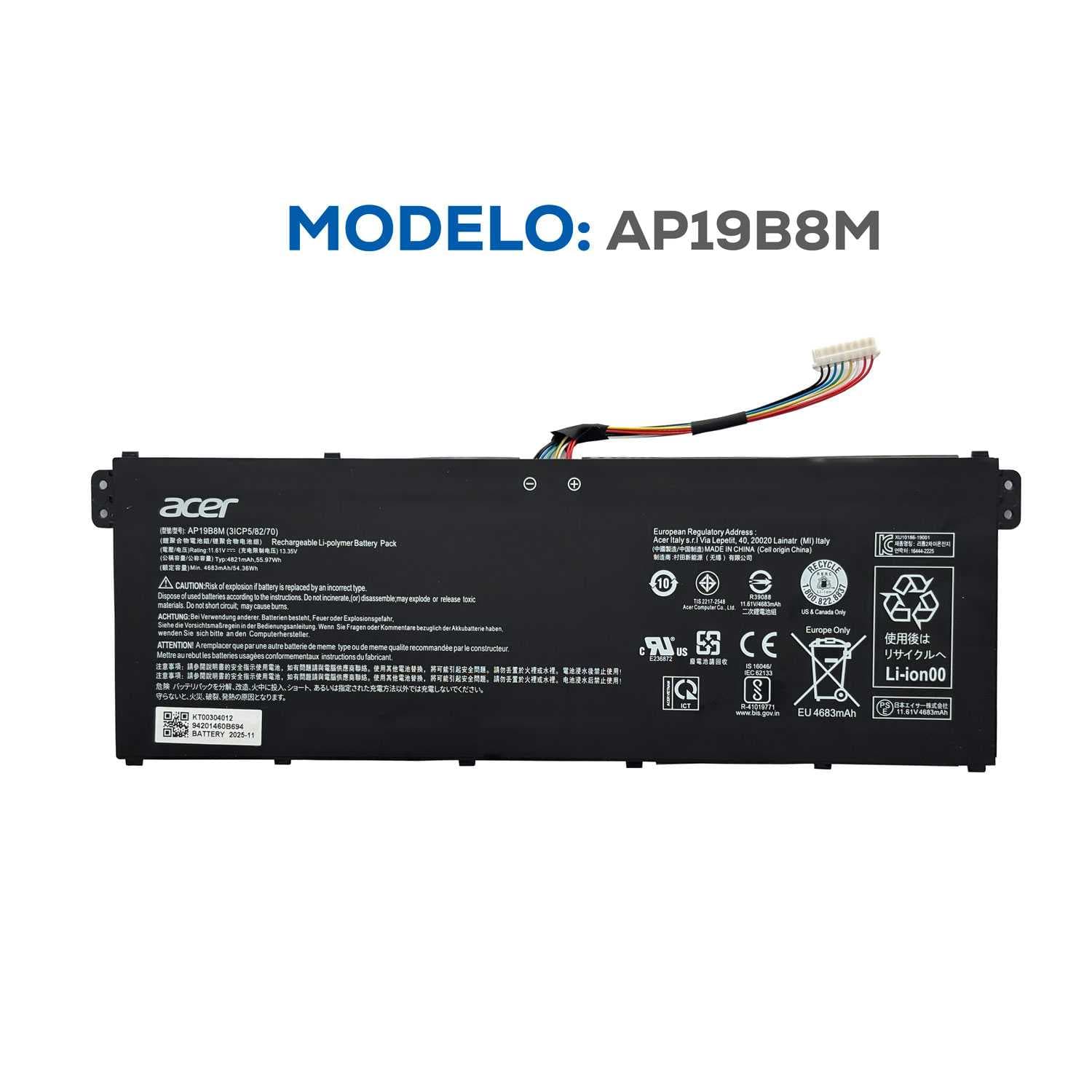 BATERIA ACER AP19B8M ORG (A4)