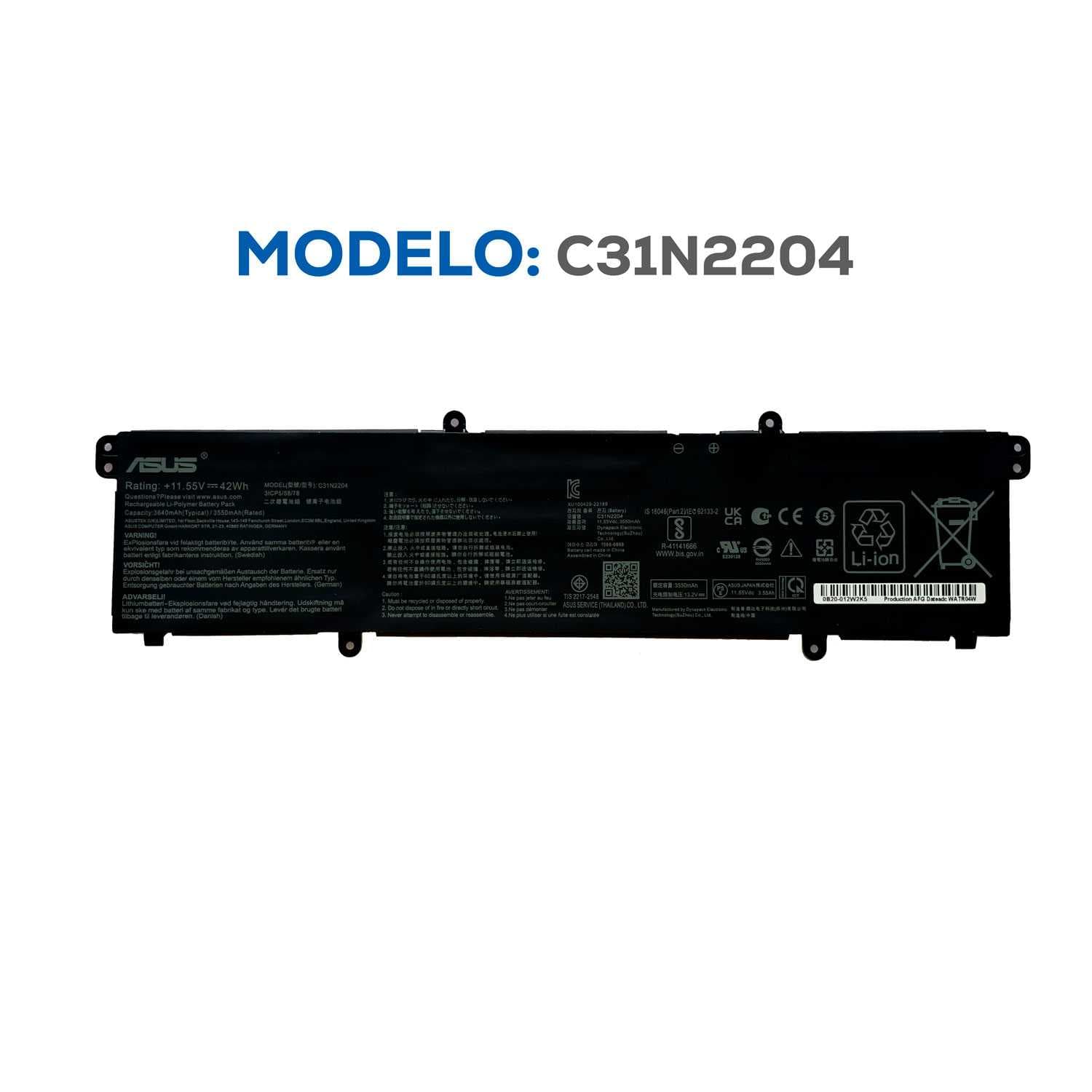 BATERÍA ASUS C31N2204 ORG