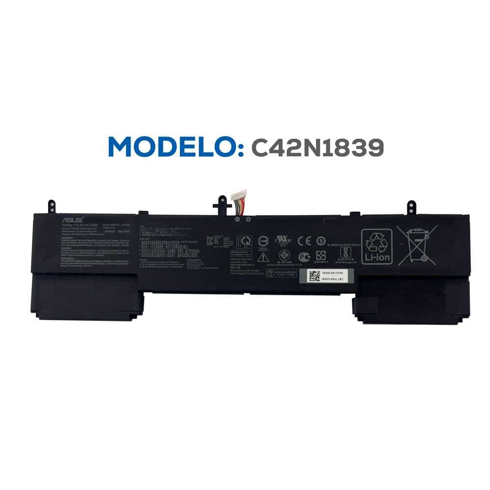 BATERIA ASUS UX534FT-DB77 ZENBOOK 15 UX534FA C42N1839 INTERNA ORG