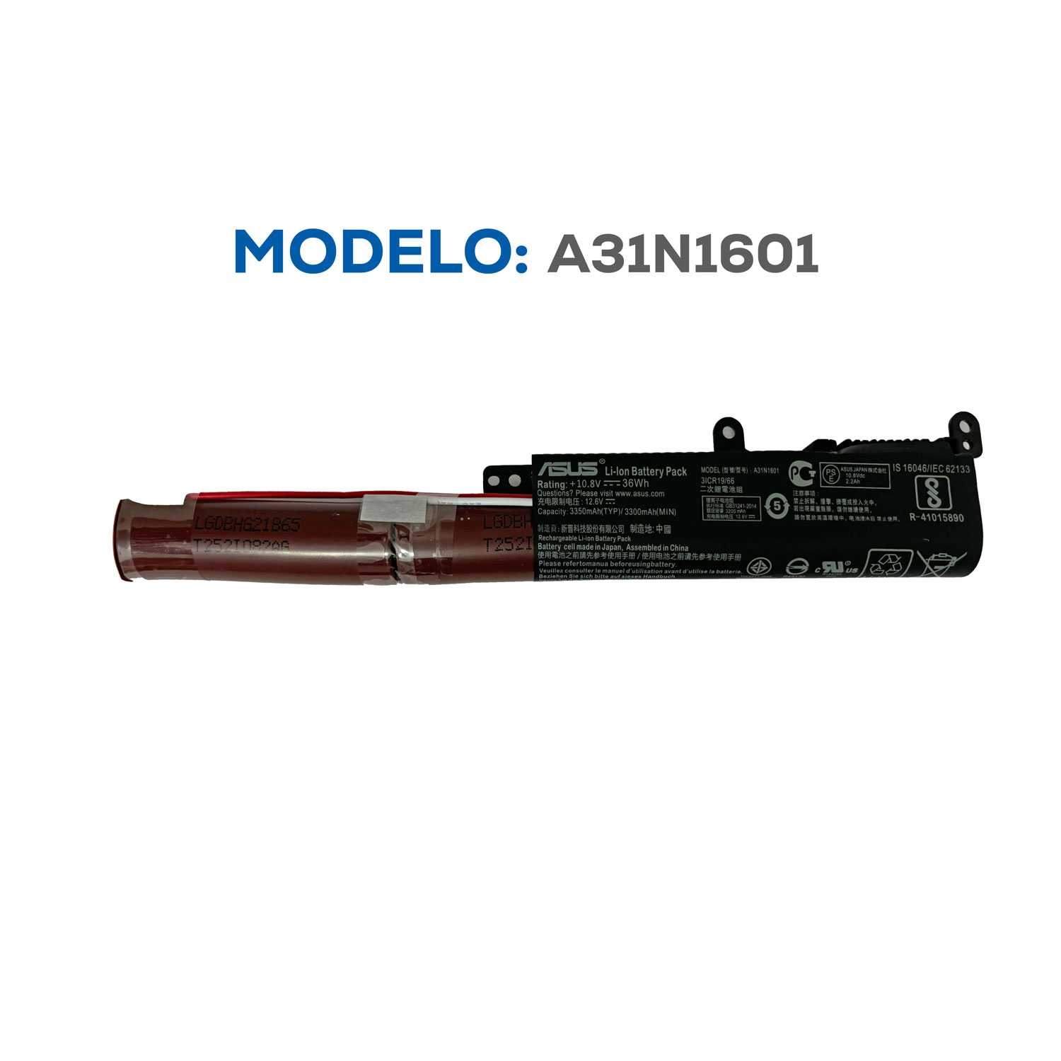 BATERIA ASUS X541 A31N1601 INTERNA ORG