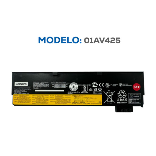 BATERIA LENOVO T570 T470 11.1v 48Wh 01AV425 61 61+ *ORG*