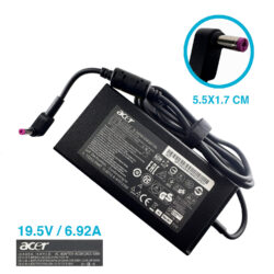 CARGADOR ACER 19.5V/6.92A/135W/5.5X1.7MM (PIN MORADO)