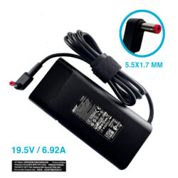 CARGADOR ACER 19V/7.1A/135W/5.5X1.7MM (PIN ROJO)