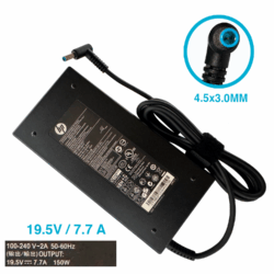 CARGADOR HP 19.5V/7.7A/150W 4.5X3.0MM (PUNTA AZUL)
