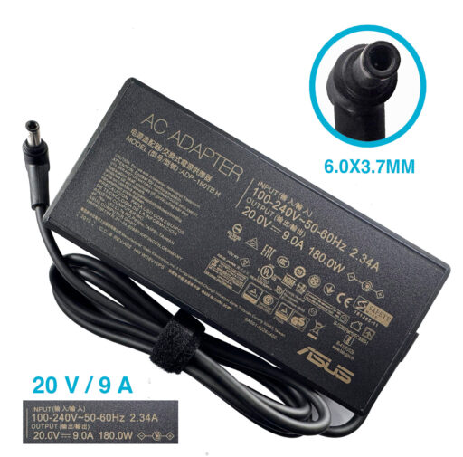 CARGADOR ASUS 20V/9.0A/180W 6.0X3.7MM *ORIGINAL*