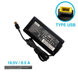 CARGADOR LENOVO 20V/8.5A/170W PLUG RECTANGULAR USB