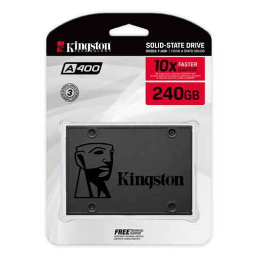 SSD KINGSTON 240GB A400 SATA 3 2.5Inc. FOR PC O NOTEBOOK 7mm