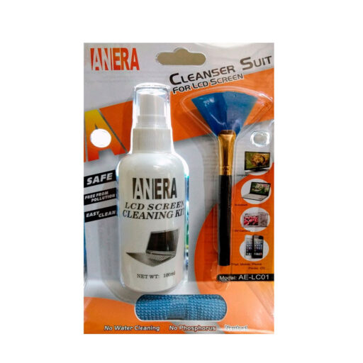 LIMPIADOR PARA LCDS EN SPRAY 100ML ANERA