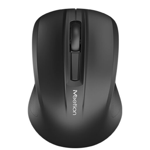 MEETION MINI MOUSE INALMABRICO RECARGABLE NEGRO