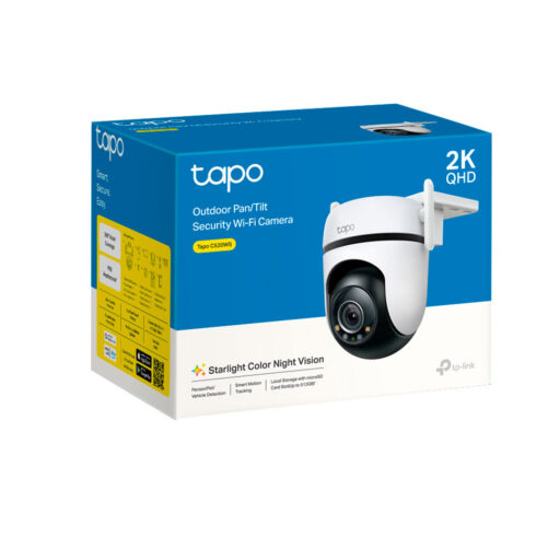 CAMARA TP-Link Inteligente Wifi Vigilancia 360Grados 2K QHD Vision Noct. AI Detection
