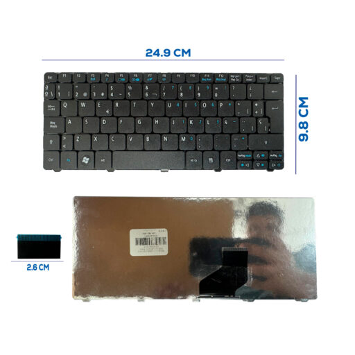 TECLADO EMACHINE ACER MINI NAV5 ONE ZE7 D255 EM350 D270 D260 5C SP (85)