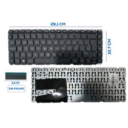 TECLADO HP 14-N 14-E / 14-F SIN FRAME SP (22)