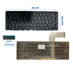 TECLADO HP 14-V SIN FRAME SP (55)