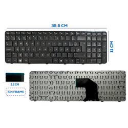 TECLADO HP G6-2000 SP NUMÉRICO (26)
