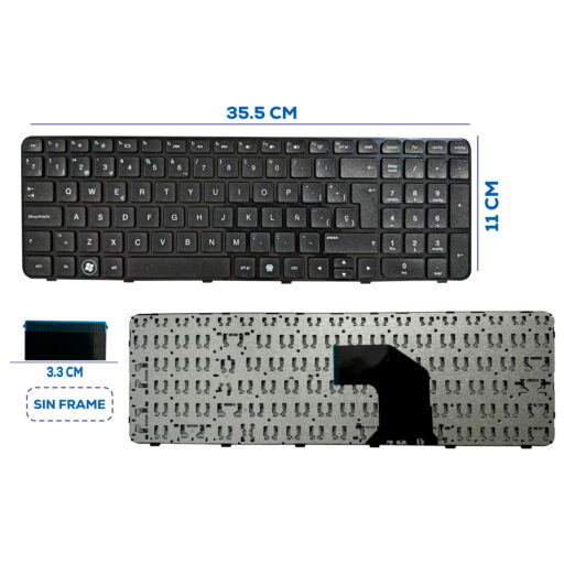 TECLADO HP G6-2000 SP NUMÉRICO (26)