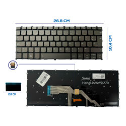 TECLADO LENOVO IDEAPAD S540-13API S540-13ARE S540-13IML S540-13 81XC CON BACKLIGTH SIN FRAME SP (210)