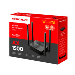 ROUTER MERCUSYS MR-62X AX1500 1.5Mps Dual-Band WIFI 6 Black