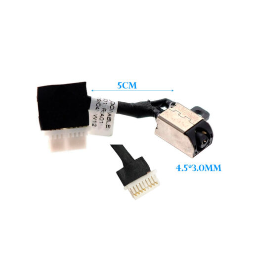DC JACK DELL 5480 5481 5488 5490 5498 5580 5584 P92G 4.5X3.0MM 5 CM 8 PINES 7 HILOS