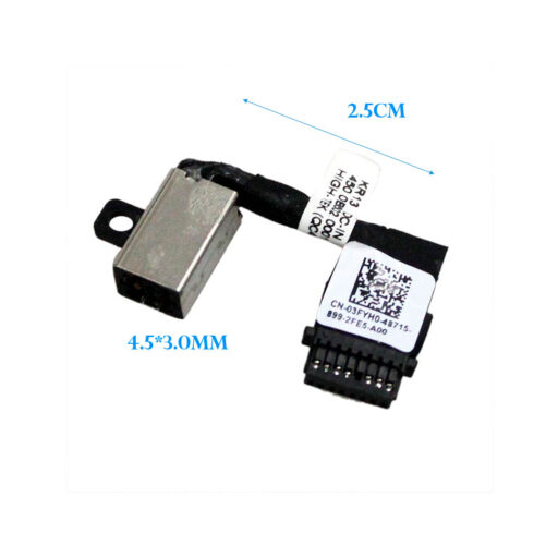 DC JACK DELL 7380 3FYH0 P83G 4.5X3.0MM 2.5 CM 8 PINES 7 HILOS