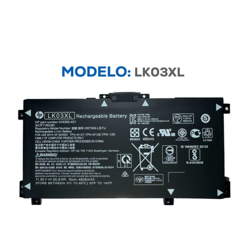 BATERIA HP LK03XL ORG