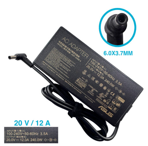 CARGADOR ASUS 20V 12A/240W/6.0X3.7MM *ORIGINAL*