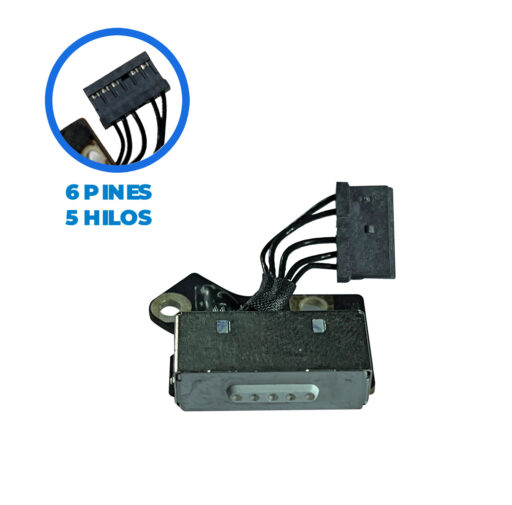 DC JACK MAC APPLE PRO RETINA A1398 2012-2015 CON CABLE