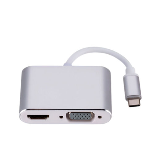 CABLE ADAPTADOR TYPE C A HDMI + VGA