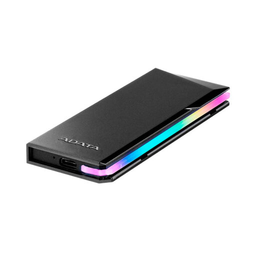 CASE ADATA FOR HDD-SSD EC700G M.2 PCIE/SATA USB3.2 GEN2 WITH RGB LIGHTING