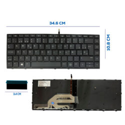 TECLADO HP 450 G5 455 G5 470 G5 SP ILUMINADO NUMÉRICO (81)